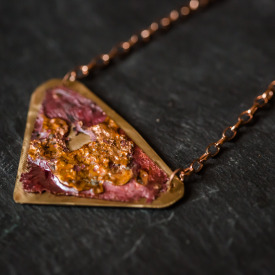 Funky Copper Lands Necklace