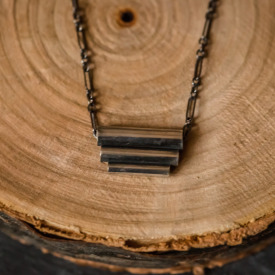 Three-Tiered Tube Necklace