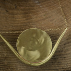 A Black Mossy Realm Necklace