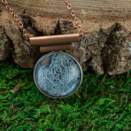 A Blue Mossy Realm Necklace