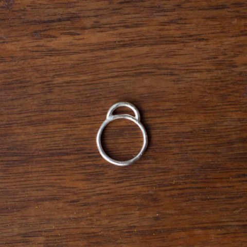 Mound Hill sterling stacker ring